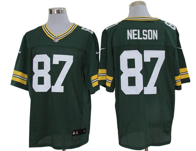 2012 NEW NFL Green Bay Packers 87 Jordy Nelson Green Jerseys (Limited)