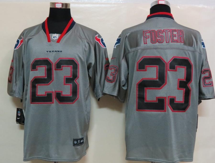 2012 NEW NFL Houston Texans 23 Arian Foster Grey Jerseys (Elite) 2012 NEW NFL Houston Texans 23 Arian Foster Grey Jerseys (Elite)