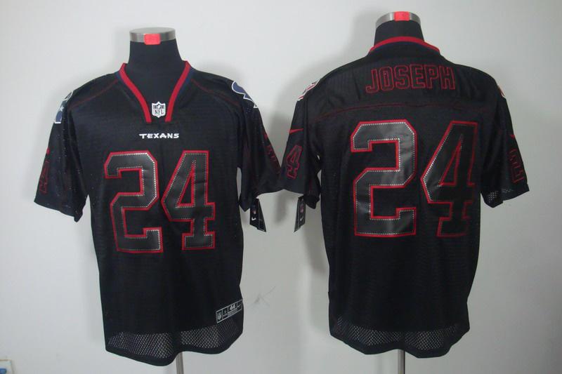 2012 NEW NFL Houston Texans 24 Joseph Lights Out Black Elite Jerseys 2012 NEW NFL Houston Texans 24 Joseph Lights Out Black Elite Jerseys
