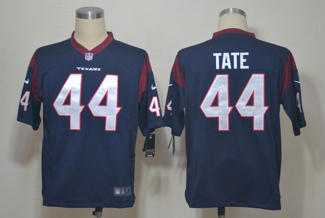 2012 NEW NFL Houston Texans 44 Tate Blue Jerseys (Game) 2012 NEW NFL Houston Texans 44 Tate Blue Jerseys (Game)