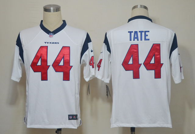 2012 NEW NFL Houston Texans 44 Tate White Jerseys (Game) 2012 NEW NFL Houston Texans 44 Tate White Jerseys (Game)