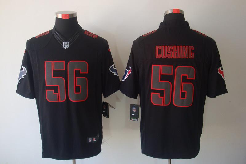 2012 NEW NFL Houston Texans 56 Brian Cushing Black Jerseys (Impact Limited) 2012 NEW NFL Houston Texans 56 Brian Cushing Black Jerseys (Impact Limited)