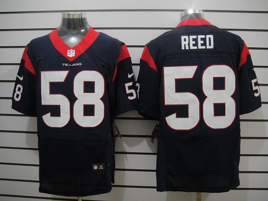 2012 NEW NFL Houston Texans 58 Reed Blue Jerseys (Elite)