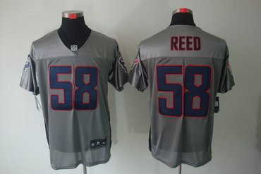 2012 NEW NFL Houston Texans 58 Reed Grey Shadow Jerseys