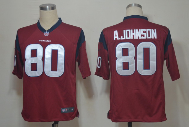2012 NEW NFL Houston Texans 80 Andre Johnson Red Jerseys (Game) 2012 NEW NFL Houston Texans 80 Andre Johnson Red Jerseys (Game)