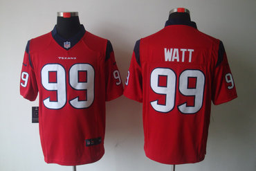 2012 NEW NFL Houston Texans 99 J.J. Watt Red Jerseys (Limited)