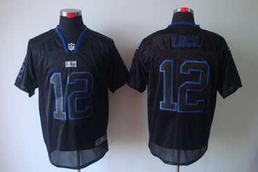2012 NEW NFL Indianapolis Colts 12 Andrew Luck Lights Out Black Elite Jerseys 2012 NEW NFL Indianapolis Colts 12 Andrew Luck Lights Out Black Elite Jerseys