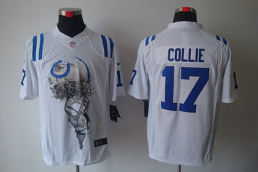 2012 NEW NFL Indianapolis Colts 17 Austin Collie White Jerseys (Helmet Tri-Blend Limited) 2012 NEW NFL Indianapolis Colts 17 Austin Collie White Jerseys (Helmet Tri-Blend Limited)