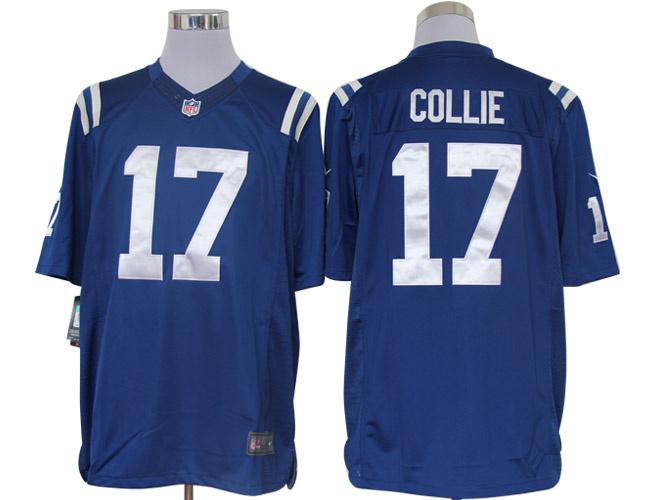 2012 NEW NFL Indianapolis Colts 17 Austin Collie Blue Jerseys (Limited)