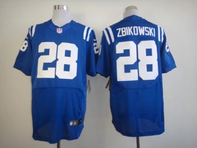 2012 NEW NFL Indianapolis Colts 28 Tom Zbikowski Blue Jerseys (Elite) 2012 NEW NFL Indianapolis Colts 28 Tom Zbikowski Blue Jerseys (Elite)