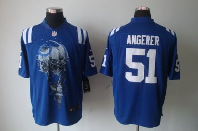2012 NEW NFL Indianapolis Colts 51 Pat Angerer Blue Jerseys (Helmet Tri-Blend Limited) 2012 NEW NFL Indianapolis Colts 51 Pat Angerer Blue Jerseys (Helmet Tri-Blend Limited)