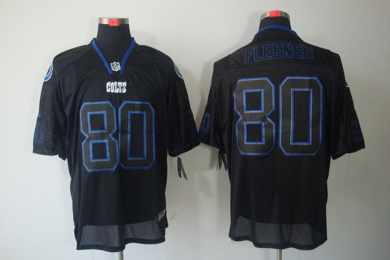 2012 NEW NFL Indianapolis Colts 80 Coby Fleener Lights Out Black Elite Jerseys 2012 NEW NFL Indianapolis Colts 80 Coby Fleener Lights Out Black Elite Jerseys