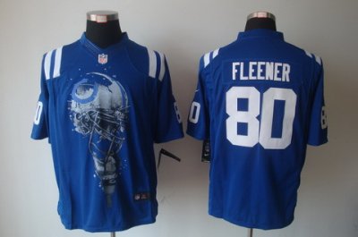 2012 NEW NFL Indianapolis Colts 80 Coby Fleener blue Jerseys (Helmet Tri-Blend Limited) 2012 NEW NFL Indianapolis Colts 80 Coby Fleener blue Jerseys (Helmet Tri-Blend Limited)