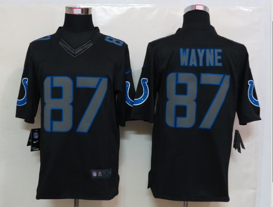 2012 NEW NFL Indianapolis Colts 87 Reggie Wayne Black Jerseys (Impact Limited) 2012 NEW NFL Indianapolis Colts 87 Reggie Wayne Black Jerseys (Impact Limited)