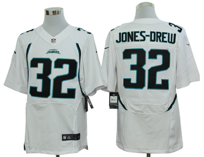 2012 NEW NFL Jacksonville Jaguars 32 Maurice Jones-drew White Jerseys (Elite)