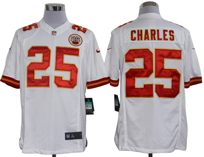 2012 NEW NFL Kansas City Chiefs 25# Jamaal Charles White Jerseys(Limited) 2012 NEW NFL Kansas City Chiefs 25# Jamaal Charles White Jerseys(Limited)