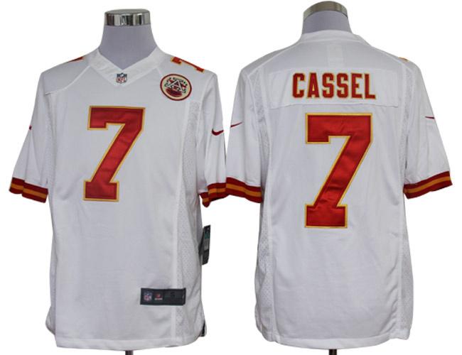 2012 NEW NFL Kansas City Chiefs 7 Matt Cassel White Jerseys (Limited) 2012 NEW NFL Kansas City Chiefs 7 Matt Cassel White Jerseys (Limited)