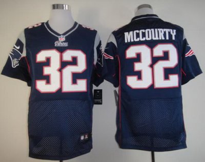 2012 NEW NFL New England Patriots 32 Devin McCourty Blue Jerseys (Elite)