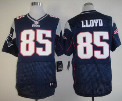 2012 NEW NFL New England Patriots 85 Brandon Lloyd Blue Jerseys (Elite)