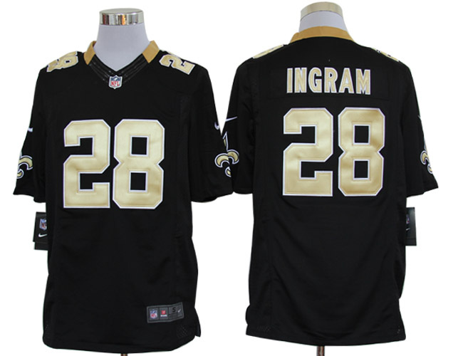 2012 NEW NFL New Orleans Saints #28 Mark Ingram Black Jerseys (Limited) 2012 NEW NFL New Orleans Saints #28 Mark Ingram Black Jerseys (Limited)
