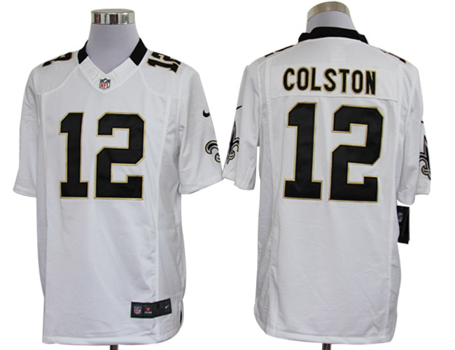 2012 NEW NFL New Orleans Saints 12 Marques Colston White Jerseys (Limited) 2012 NEW NFL New Orleans Saints 12 Marques Colston White Jerseys (Limited)