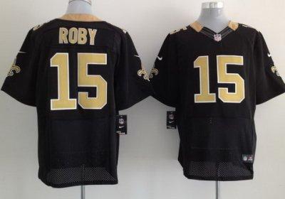 2012 NEW NFL New Orleans Saints 15 Courtney Roby Black Jerseys (Elite) 2012 NEW NFL New Orleans Saints 15 Courtney Roby Black Jerseys (Elite)