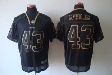 2012 NEW NFL New Orleans Saints 43 Darren Sproles Lights Out Black Elite Jerseys 2012 NEW NFL New Orleans Saints 43 Darren Sproles Lights Out Black Elite Jerseys