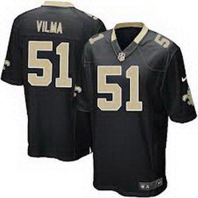 2012 NEW NFL New Orleans Saints 51 Jonathan Vilma Black Jerseys (Elite) 2012 NEW NFL New Orleans Saints 51 Jonathan Vilma Black Jerseys (Elite)