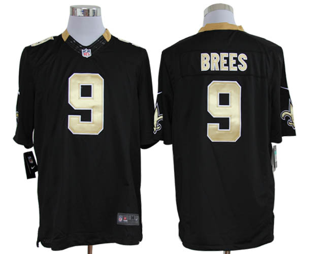 2012 NEW NFL New Orleans Saints 9 Drew Brees Black Jerseys (Limited) 2012 NEW NFL New Orleans Saints 9 Drew Brees Black Jerseys (Limited)