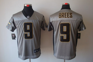 2012 NEW NFL New Orleans Saints 9 Drew Brees Grey Shadow Jerseys 2012 NEW NFL New Orleans Saints 9 Drew Brees Grey Shadow Jerseys