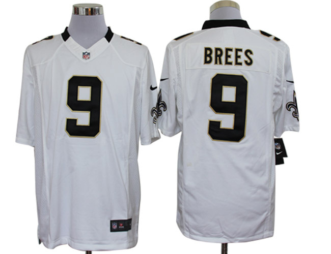 2012 NEW NFL New Orleans Saints 9 Drew Brees White Jerseys (limited) 2012 NEW NFL New Orleans Saints 9 Drew Brees White Jerseys (limited)
