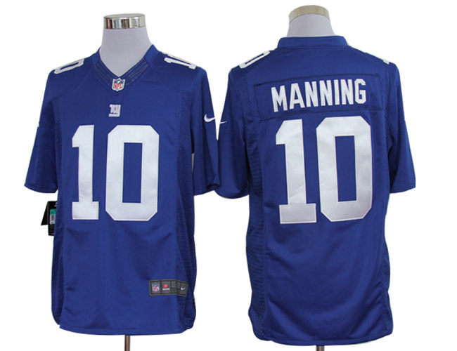 2012 NEW NFL New York Giants 10 Eli Manning Blue Jerseys (Limited)