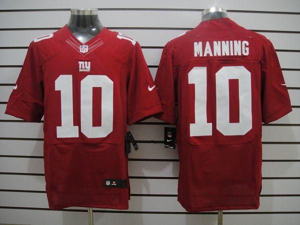 2012 NEW NFL New York Giants 10 Eli Manning Red Jerseys (Elite)