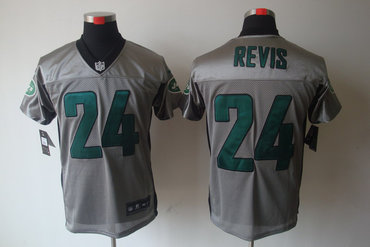 2012 NEW NFL New York Jets 24 Darrelle Revis Grey Shadow Jerseys