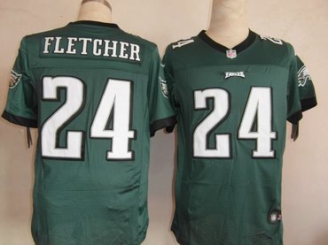 2012 NEW NFL Philadelphia Eagles 24 Fletcher Green Jerseys (Elite)