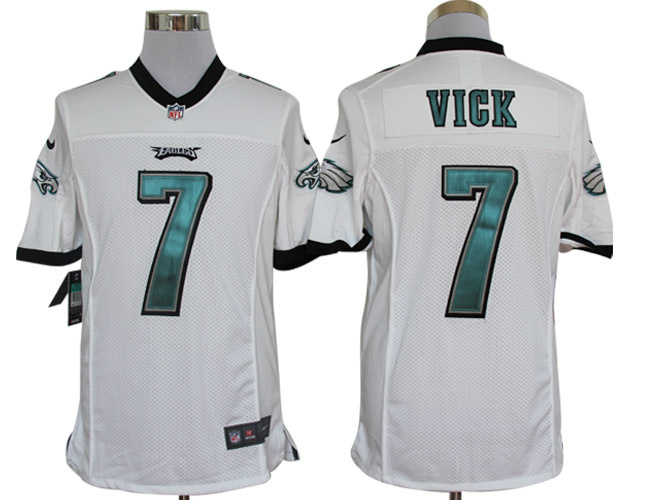 2012 NEW NFL Philadelphia Eagles 7 Michael Vick White jerseys (Limited)