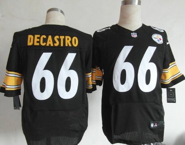2012 NEW NFL Pittsburgh Steelers 66 David DeCastro Black Jerseys(Elite) 2012 NEW NFL Pittsburgh Steelers 66 David DeCastro Black Jerseys(Elite)