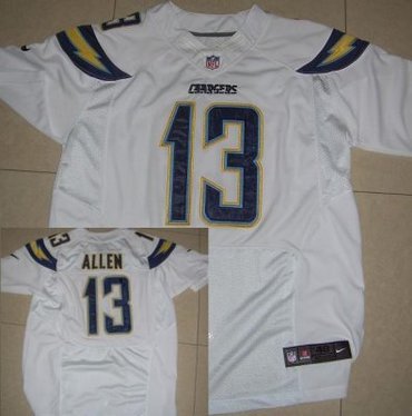 2012 NEW NFL San Diego Chargers 13 Allen White Jerseys (Elite)