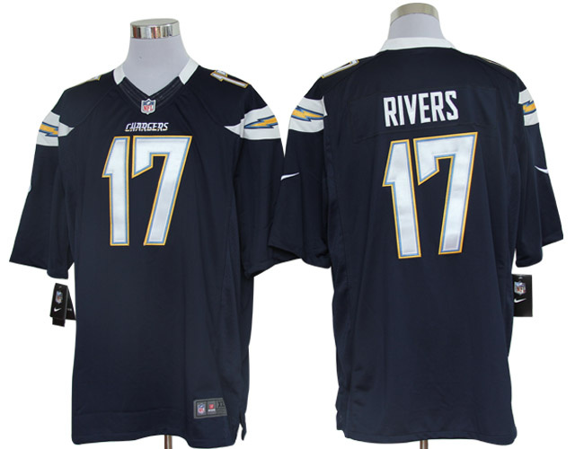 2012 NEW NFL San Diego Chargers 17 Philip Rivers Dk.Blue Jerseys (Limited)