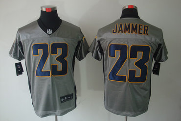 2012 NEW NFL San Diego Chargers 23 Jammer Grey Shadow Jerseys