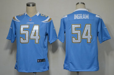 2012 NEW NFL San Diego Chargers 54 Melvin Ingram Lt.Blue Jerseys (Game) 2012 NEW NFL San Diego Chargers 54 Melvin Ingram Lt.Blue Jerseys (Game)