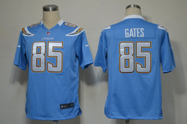 2012 NEW NFL San Diego Chargers 85 Antonio Gates Lt.Blue Jerseys (Game) 2012 NEW NFL San Diego Chargers 85 Antonio Gates Lt.Blue Jerseys (Game)