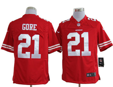 2012 NEW NFL San Francisco 49ers #21 Frank Gore Red Jerseys (Game) 2012 NEW NFL San Francisco 49ers #21 Frank Gore Red Jerseys (Game)