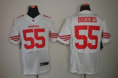 2012 NEW NFL San Francisco 49ers 55 Ahmad Brooks White Jerseys (Elite) 2012 NEW NFL San Francisco 49ers 55 Ahmad Brooks White Jerseys (Elite)