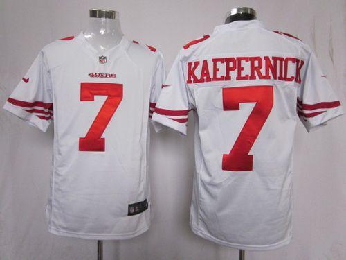 2012 NEW NFL San Francisco 49ers 7 Colin Kaepernick White Jerseys (Game) 2012 NEW NFL San Francisco 49ers 7 Colin Kaepernick White Jerseys (Game)