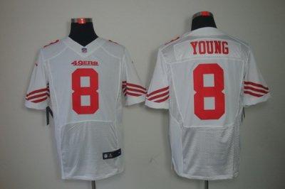 2012 NEW NFL San Francisco 49ers 8 Steve Young White Jerseys (Elite) 2012 NEW NFL San Francisco 49ers 8 Steve Young White Jerseys (Elite)