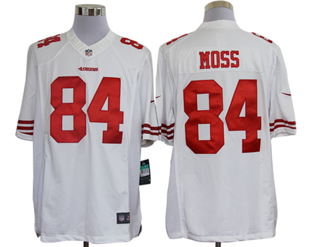 2012 NEW NFL San Francisco 49ers 84 Randy Moss White jerseys (Limited) 2012 NEW NFL San Francisco 49ers 84 Randy Moss White jerseys (Limited)