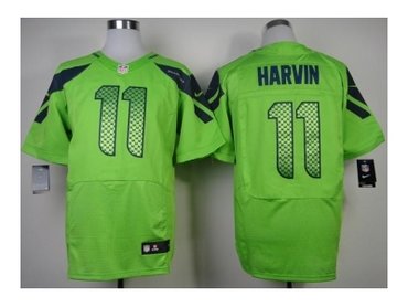 2012 NEW NFL Seattle Seahawks 11 Percy Harvin Green Jerseys(Elite)