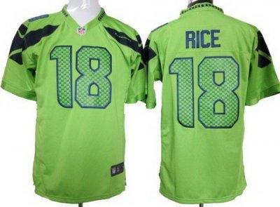 2012 NEW NFL Seattle Seahawks 18 Sidney Rice Green Jerseys (Game) 2012 NEW NFL Seattle Seahawks 18 Sidney Rice Green Jerseys (Game)