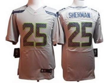 2012 NEW NFL Seattle Seahawks 25 Richard Sherman Grey Jerseys(Elite) 2012 NEW NFL Seattle Seahawks 25 Richard Sherman Grey Jerseys(Elite)